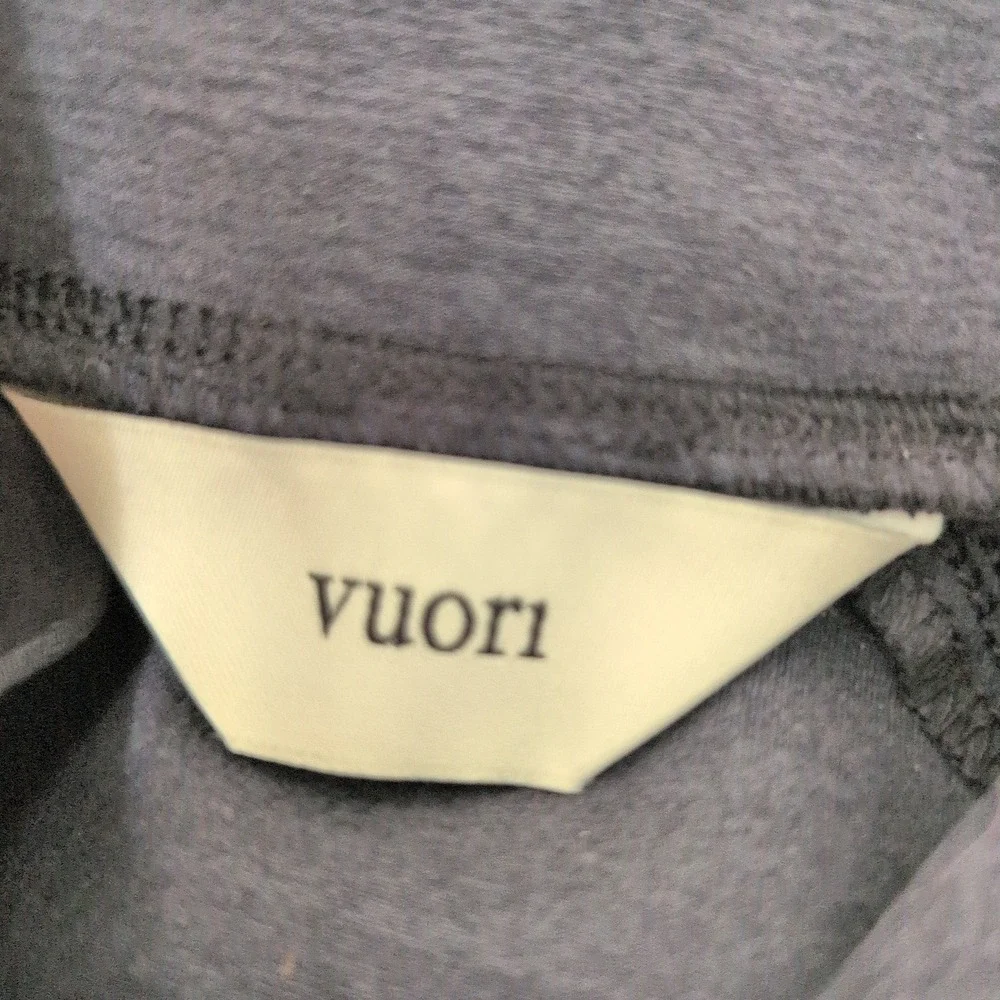 Vuori Womens Performance Full Zip Elevation Track Jacket Blue Heather VW5015 XS
